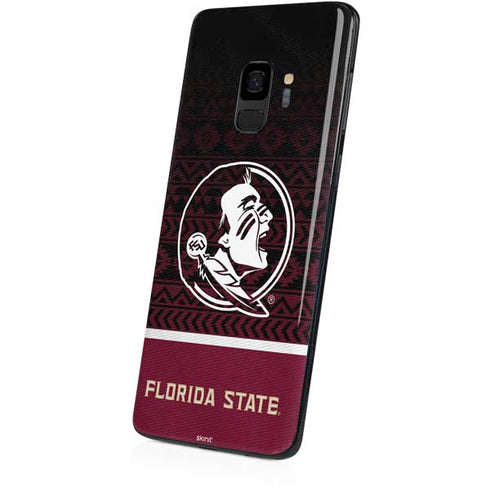 Florida State University Pattern Jersey Galaxy S9 Skin